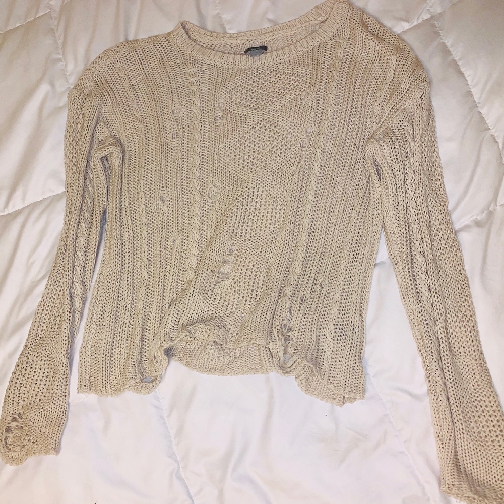 Aerie white/cream sweater